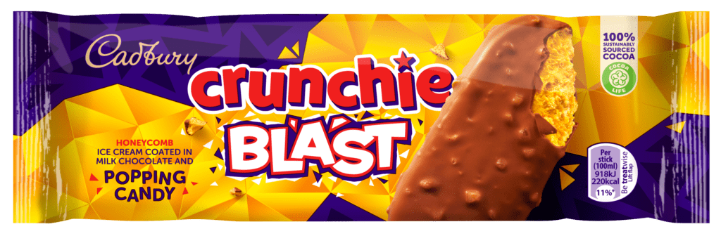 Crunchie Blast Ice Cream