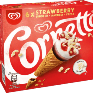 Consort Frozen Foods Ltd 6pk Cornetto Strawberry
