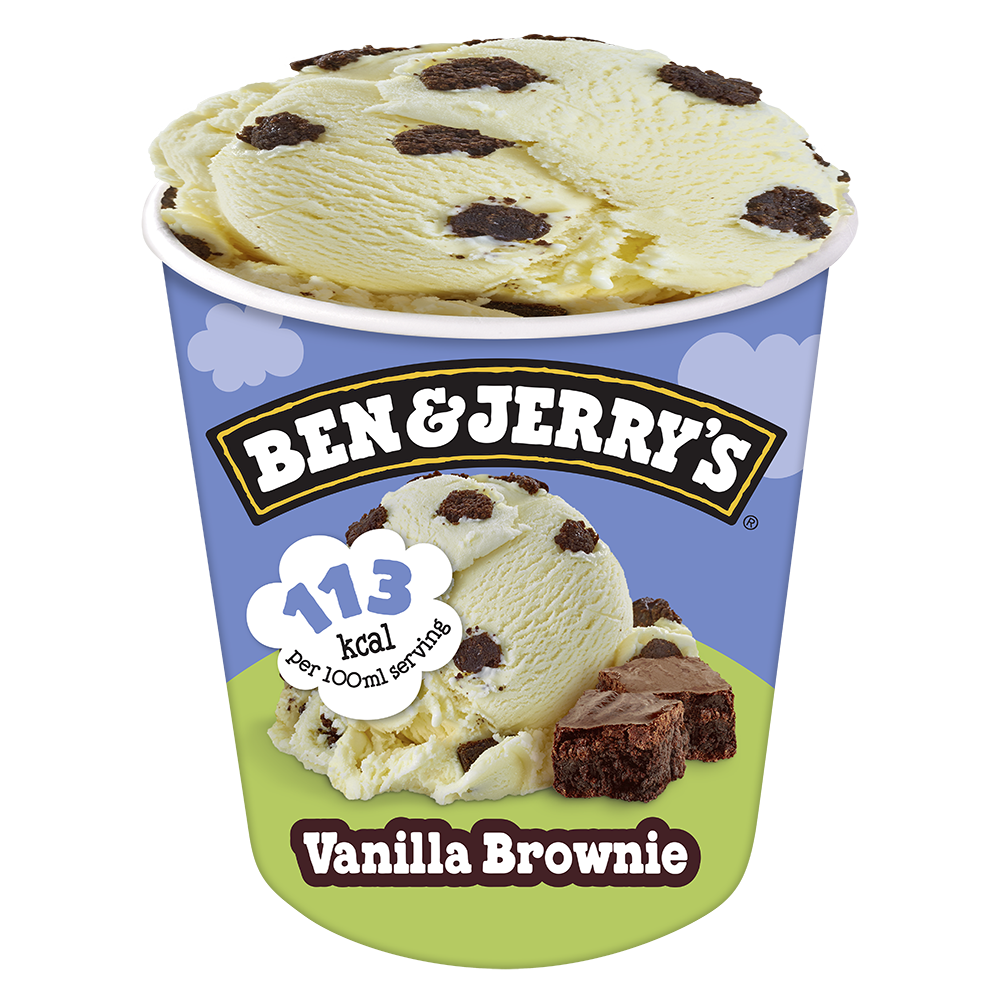 Consort Frozen Foods Ltd BEN & JERRY'S Lighten Up Vanilla Brownie