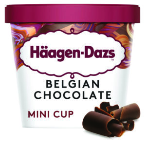 Häagen-Dazs Belgian Chocolate Minicups 24x95ml - Consort Frozen Foods